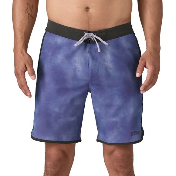 Patagonia Other - Patagonia Board Shorts Mens 31 Concrete Purple Hydropeak Side Shore Sea Spray